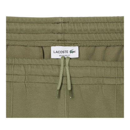 Green - Back - Lacoste Mens Pique Regular Sweatpants