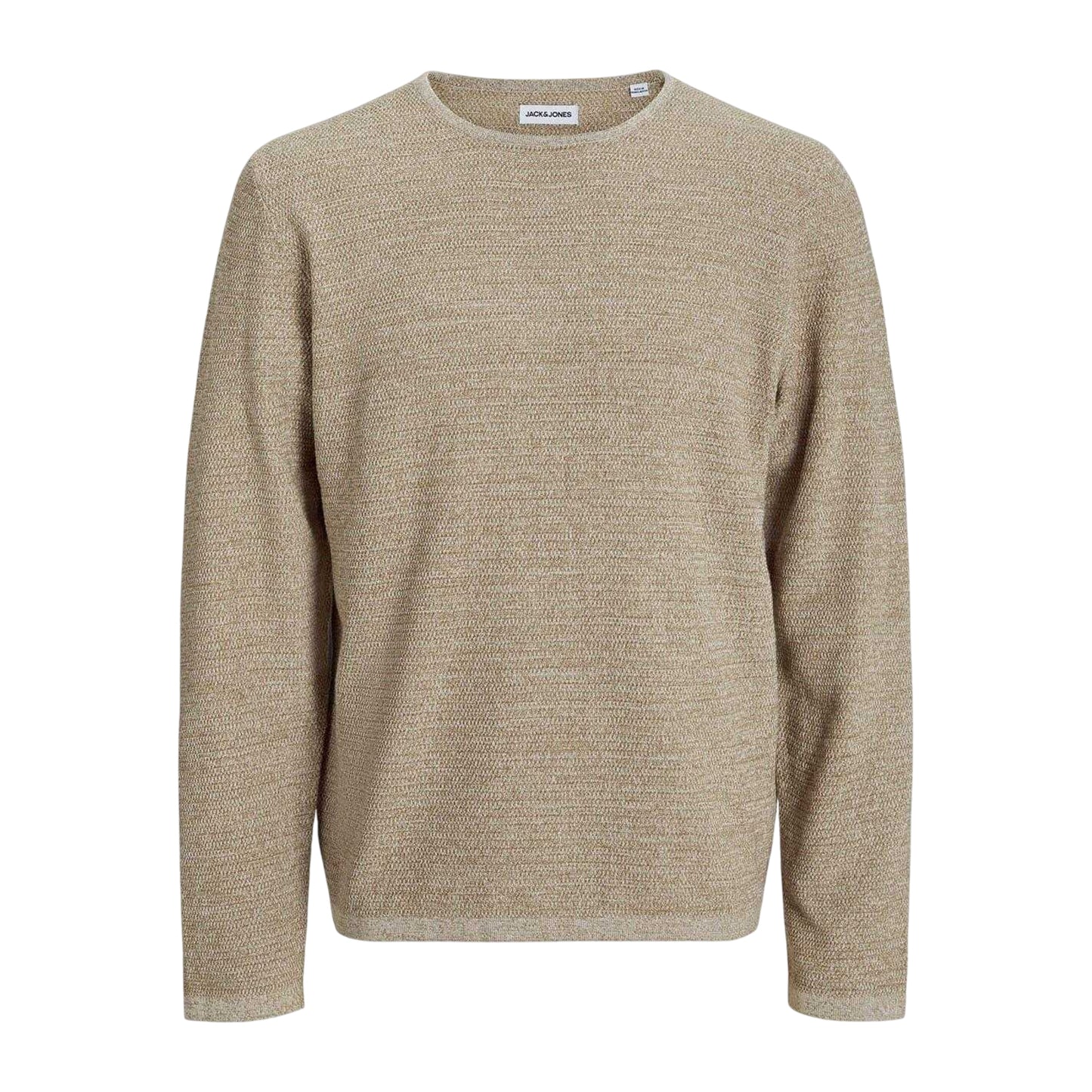 Coriander - Front - Jack And Jones Mens Flat Knit Crew Neck Pullover