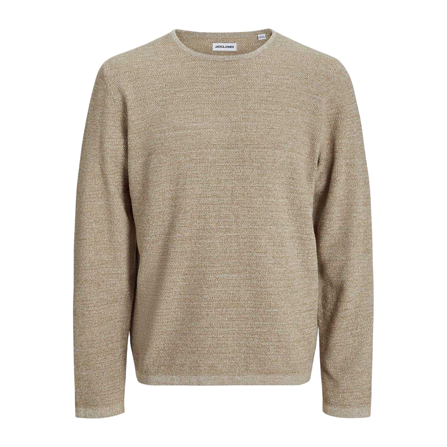 Coriander - Front - Jack And Jones Mens Flat Knit Crew Neck Pullover