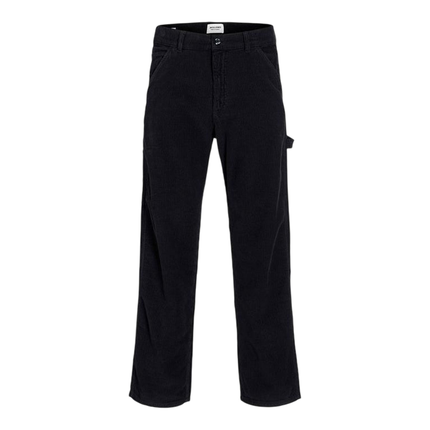Black - Front - Jack And Jones Mens Corduroy Straight Leg Trousers