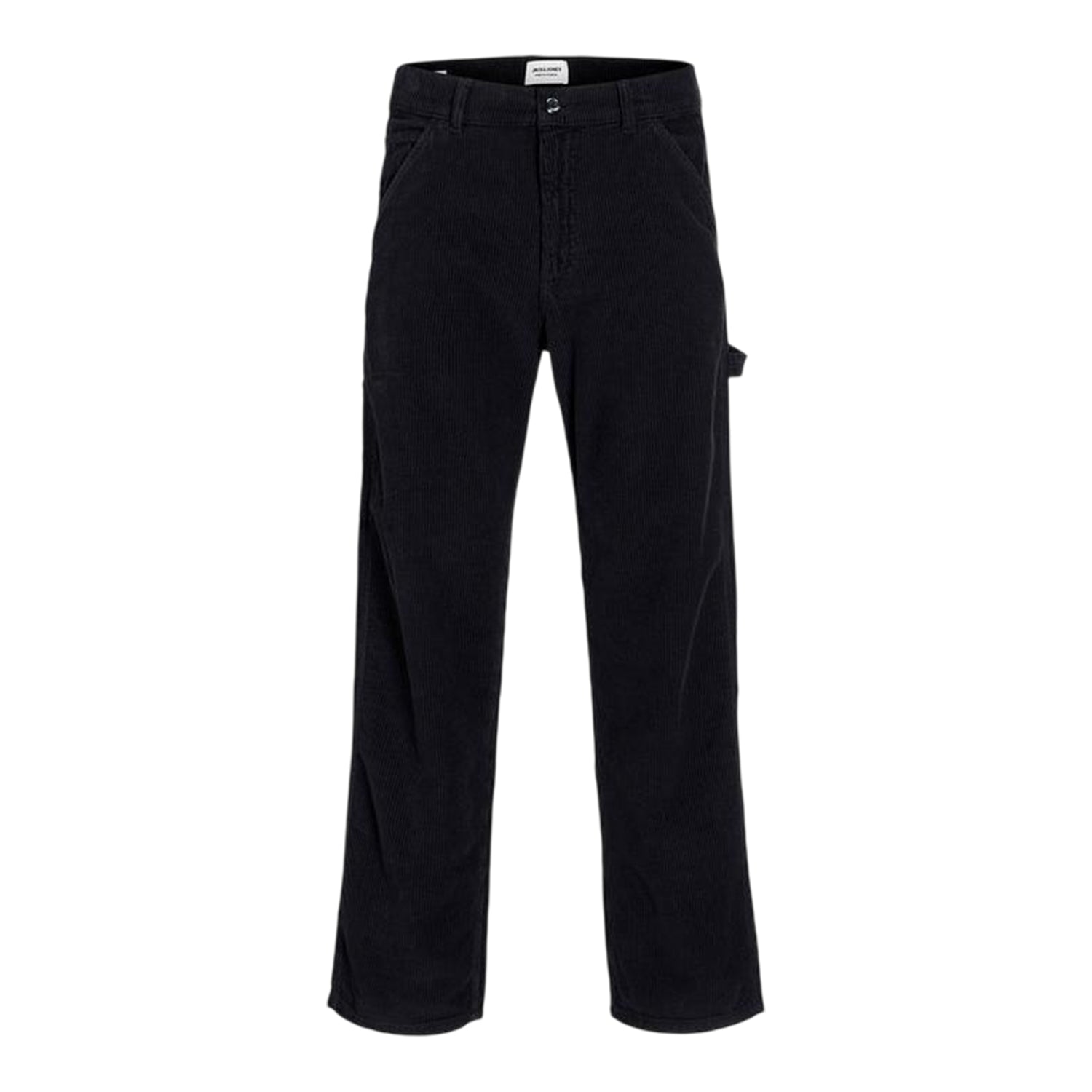 Black - Front - Jack And Jones Mens Corduroy Straight Leg Trousers