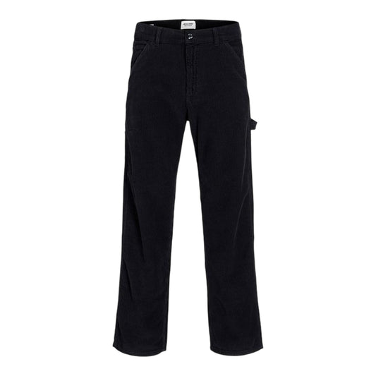 Black - Front - Jack And Jones Mens Corduroy Straight Leg Trousers