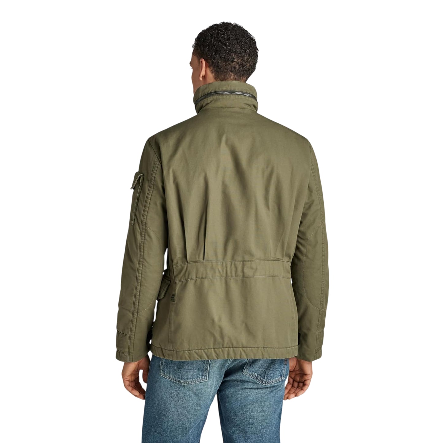 Olive - Back - G-Star Mens Pad Field Jacket