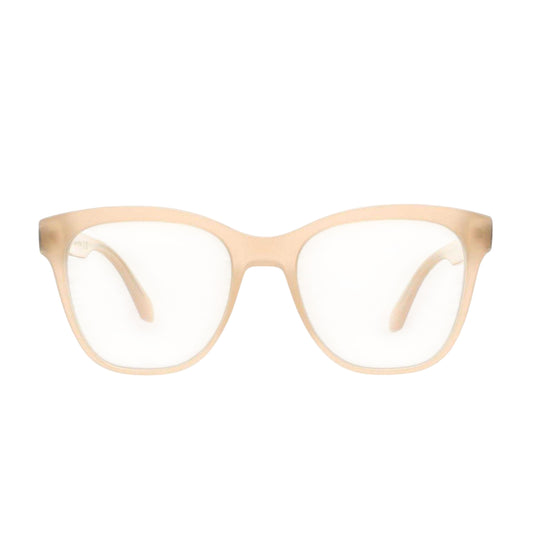 Beige-Blue - Front - Off-White Style Sun Square Sunglasses