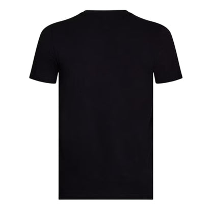 Black - Back - Timberland Womens-Ladies Logo Crew Neck Short-Sleeved T-Shirt