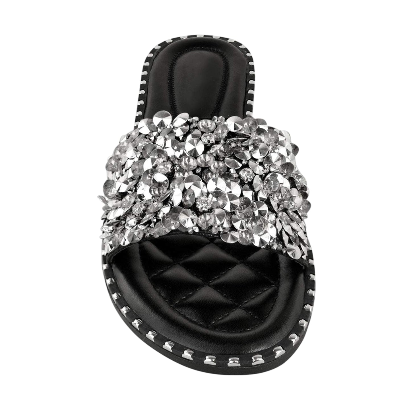 Black - Back - Where´s That From Womens-Ladies Bella Flat Slides