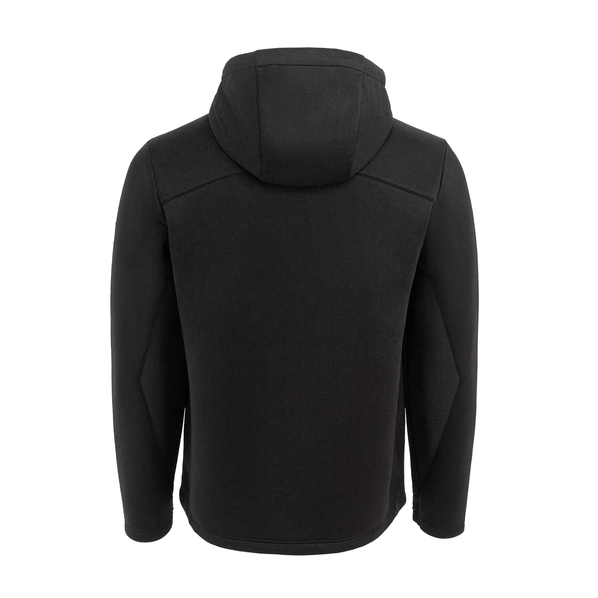 Black - Back - Dunlop Mens Hybrid Fleece Jacket