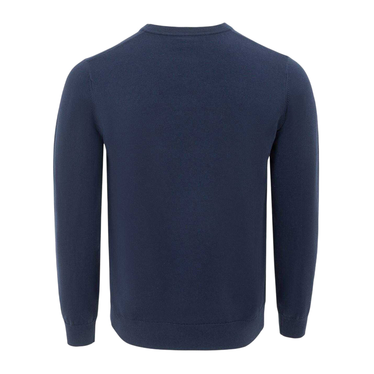 Navy - Back - Giorgio Mens Polyester V Neck Jumper