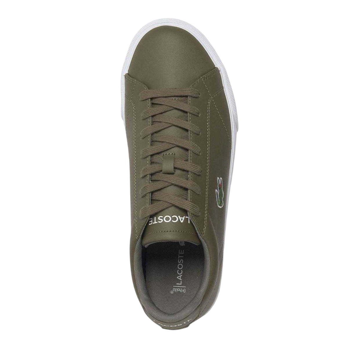 Khaki Green - Lifestyle - Lacoste Mens Lerond Set Embroidered Logo Trainers