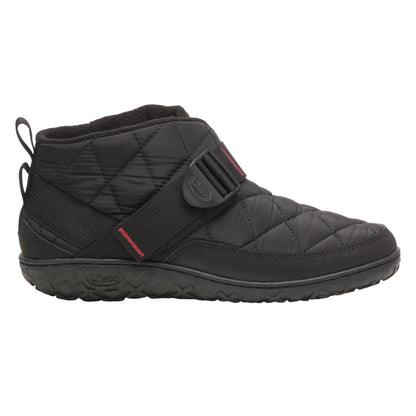 Black - Side - Chaco Womens-Ladies Ramble Quilted Mules