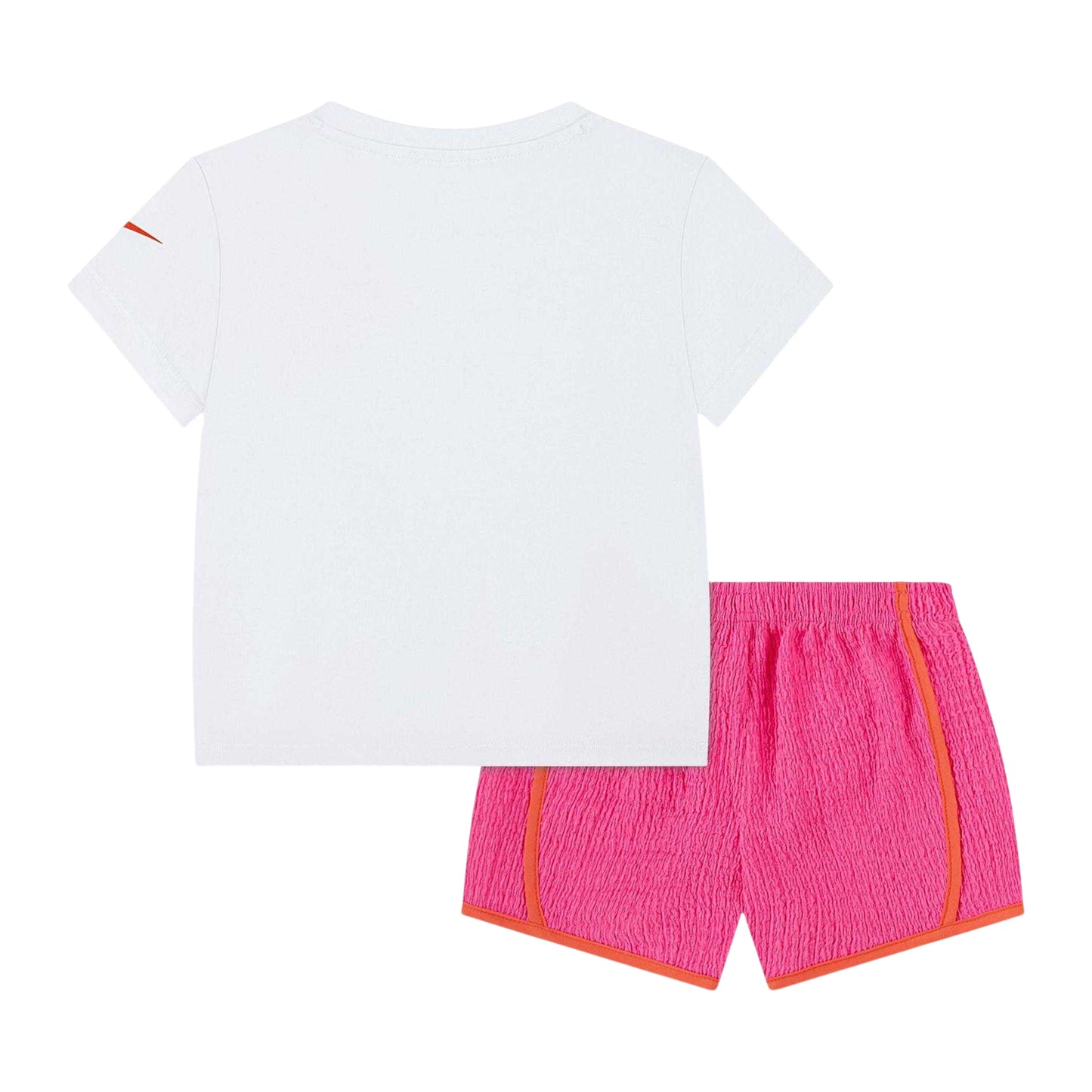 Pink Glow - Back - Nike Toddler Logo Polycotton T-Shirt