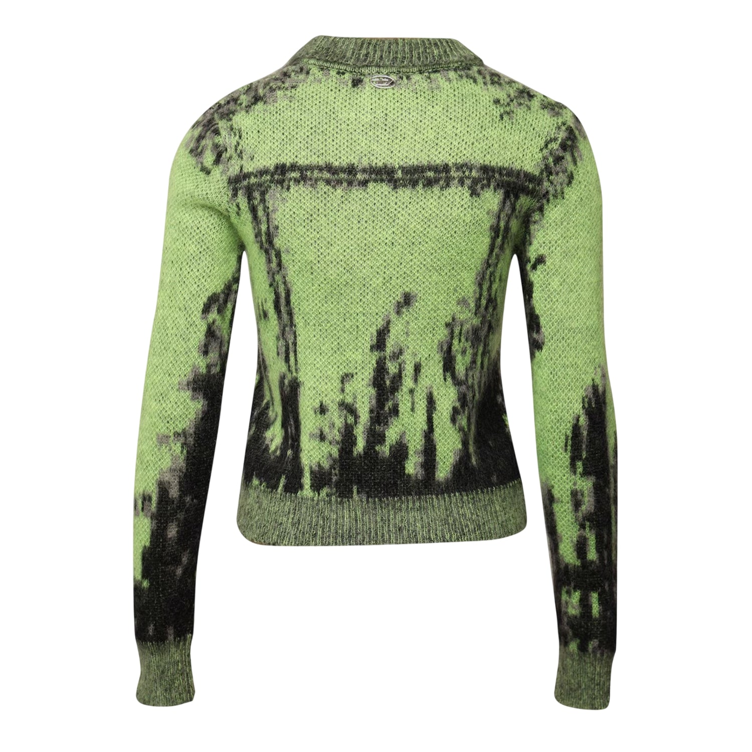 Lime Punch - Back - Diesel Unisex Adult Full Zip Sweater Top