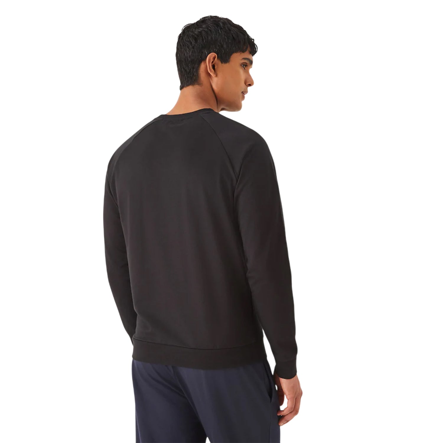 Black - Back - Boss Mens Logo Sweatshirt