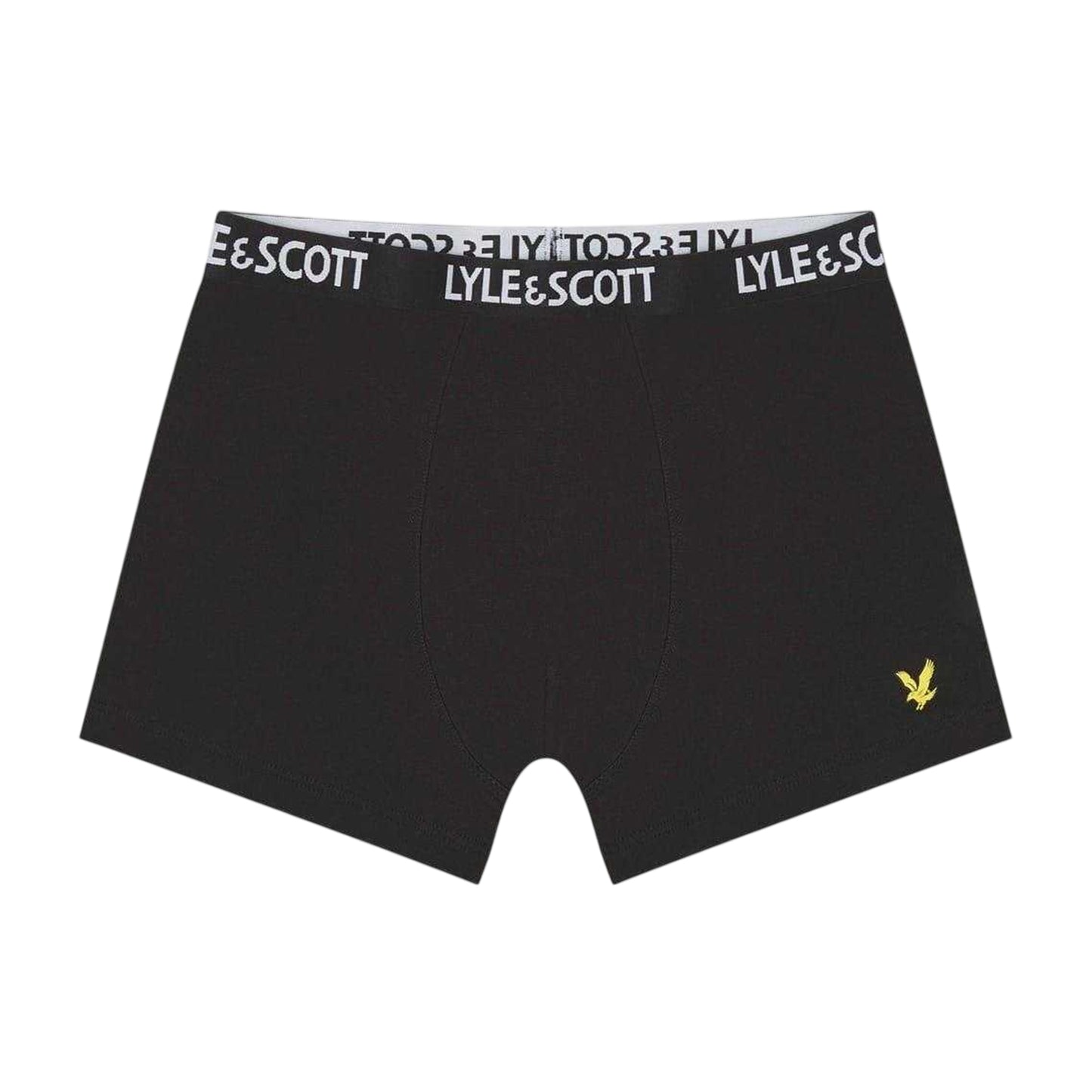Black - Back - Lyle & Scott Boys Underwear (Pack of 3)