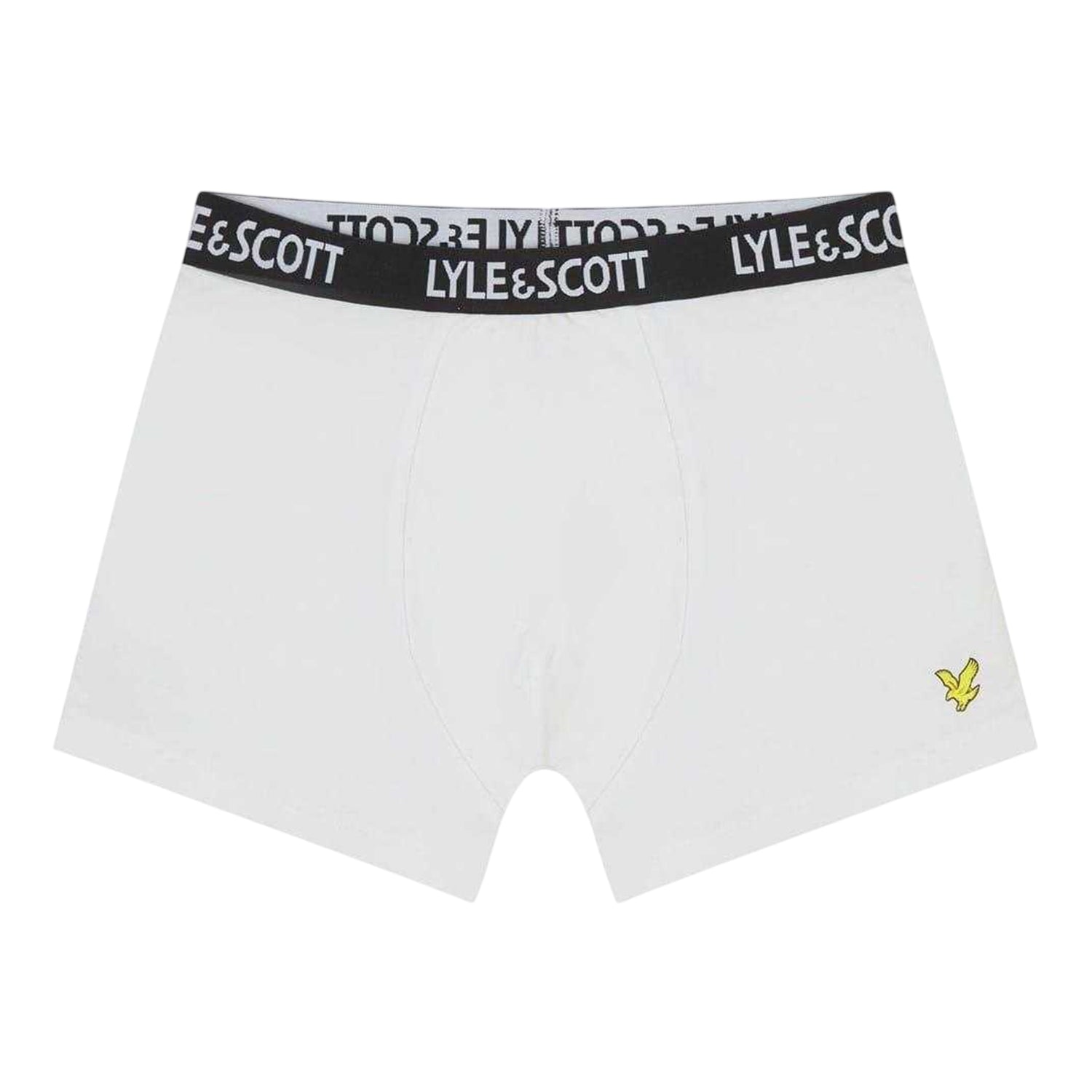 Navy-Grey-White - Side - Lyle & Scott Boys Underwear (Pack of 3)