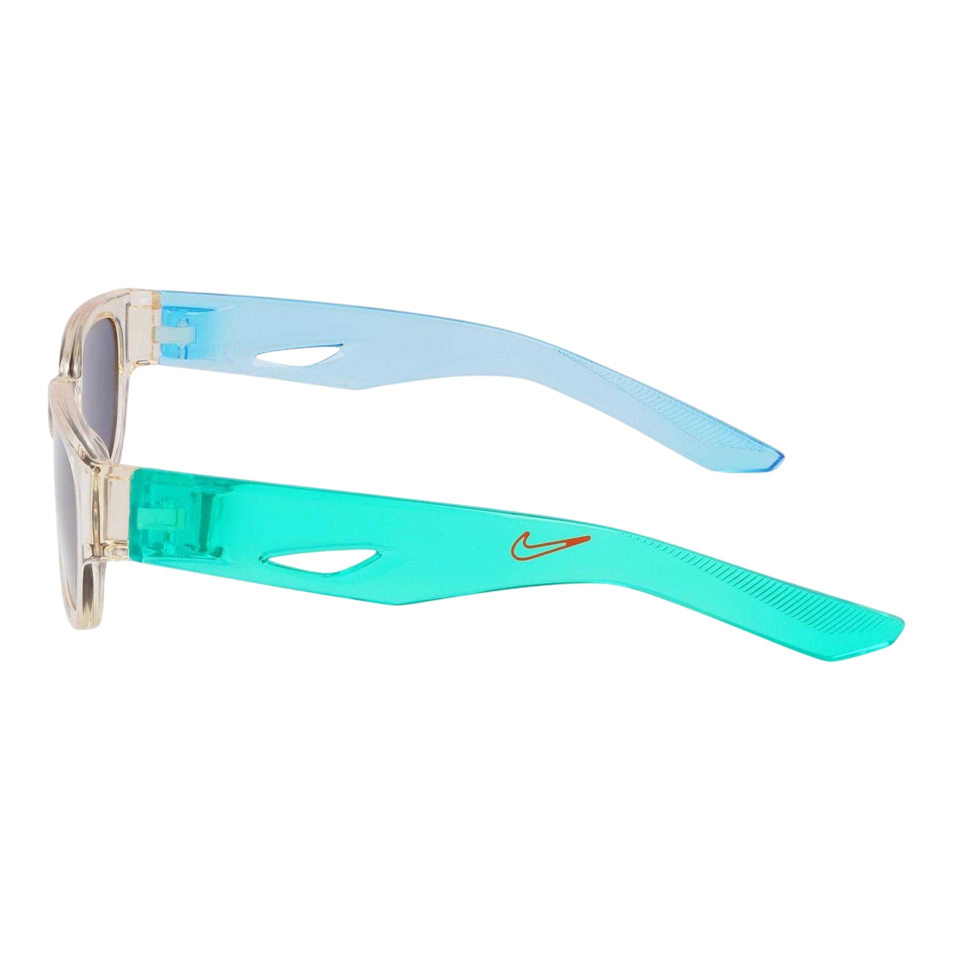 Coconut Milk-Navy - Side - Nike II Plastic Rectangle Sunglasses