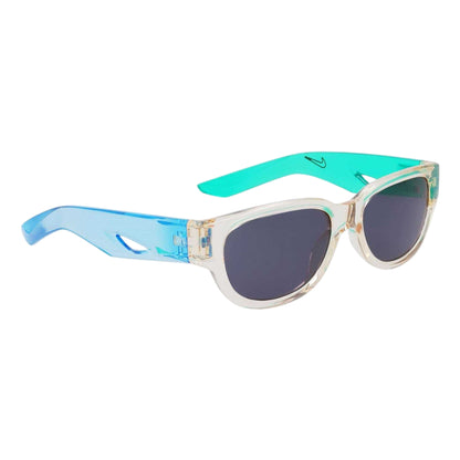 Coconut Milk-Navy - Front - Nike II Plastic Rectangle Sunglasses