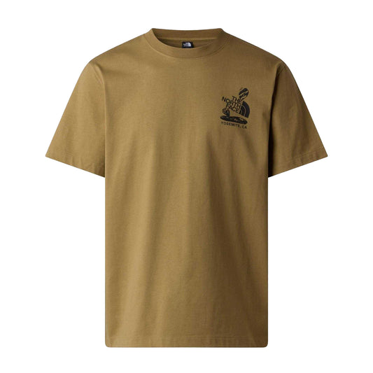 Cedar - Front - The North Face Mens Stone Relaxed Fit T-Shirt