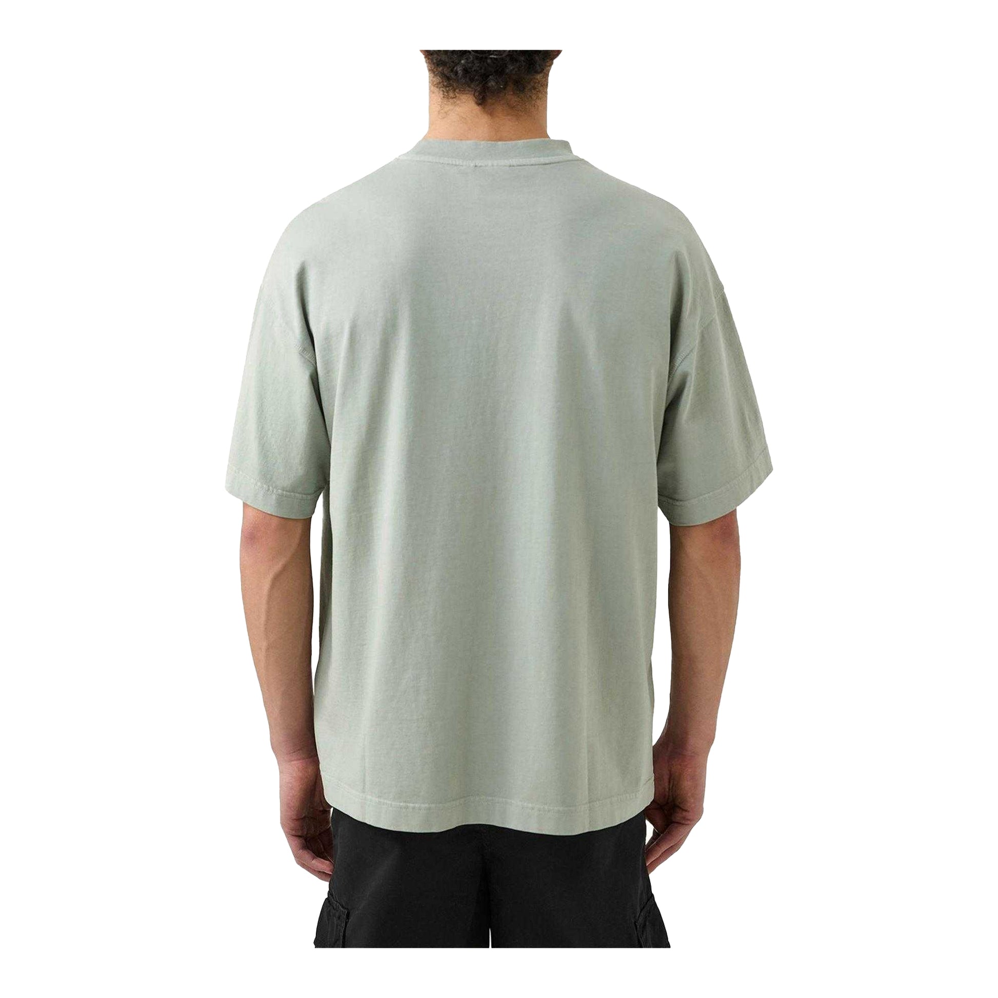 Green - Back - Patrick Mens Andrew Embroidered Logo Regular T-Shirt
