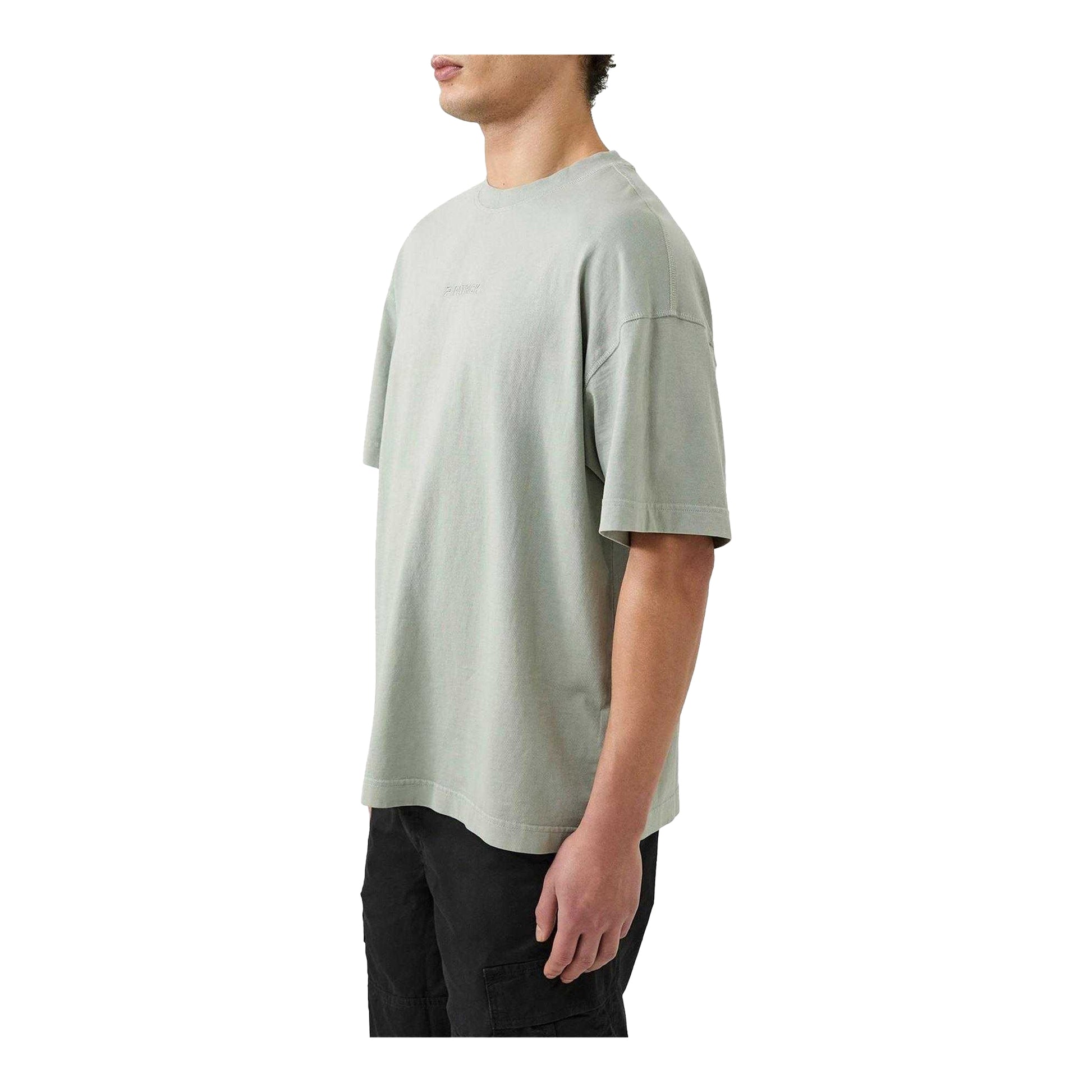 Green - Side - Patrick Mens Andrew Embroidered Logo Regular T-Shirt