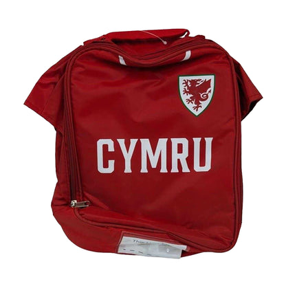 Red - Front - Wales RU Rugby Lunch Bag