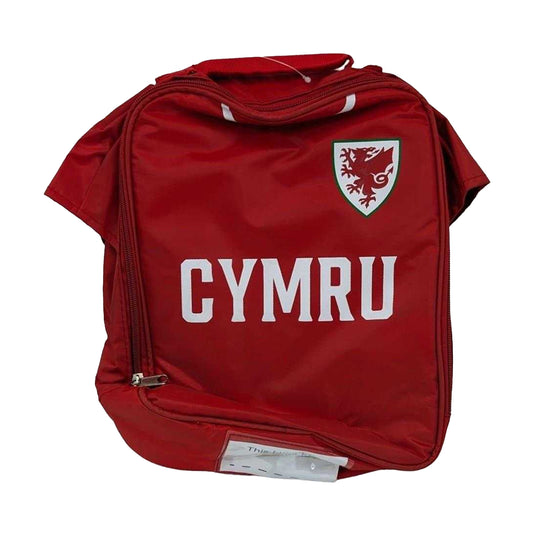 Red - Front - Wales RU Rugby Lunch Bag