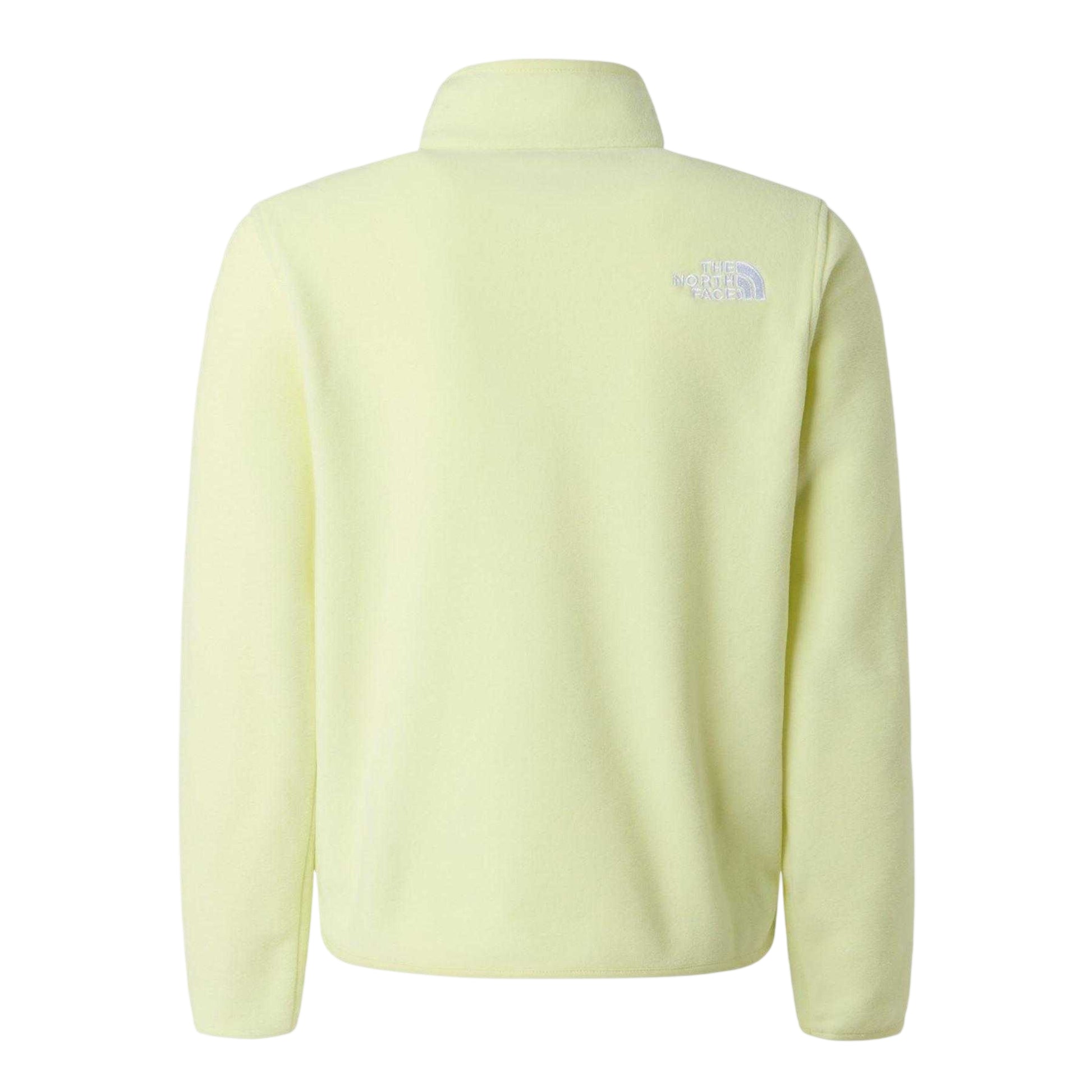 Lemon Yellow - Back - The North Face Childrens-Kids Logo Fleece Top