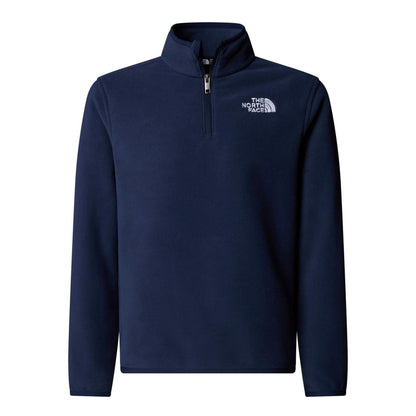 Navy - Front - The North Face Childrens-Kids Logo Fleece Top