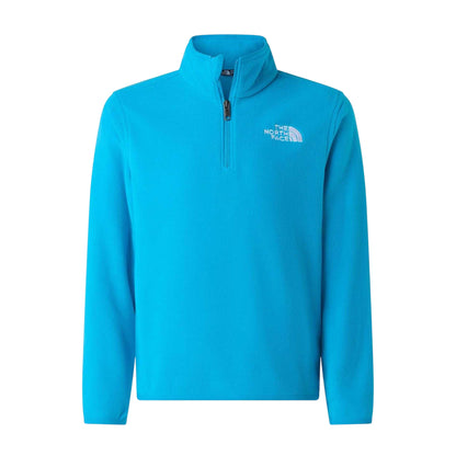 Glacier Blue - Front - The North Face Childrens-Kids Logo Fleece Top