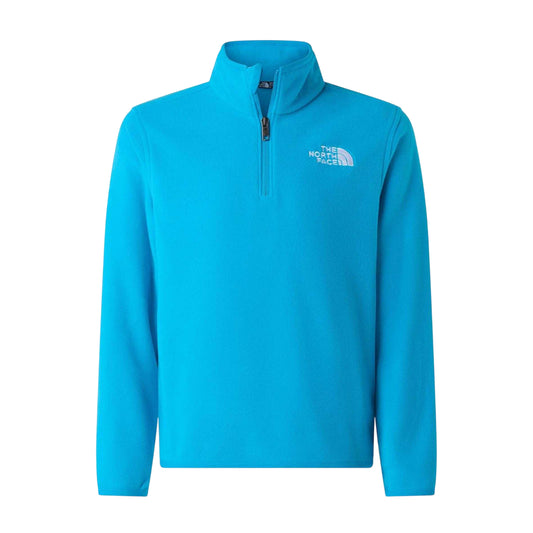Glacier Blue - Front - The North Face Childrens-Kids Logo Fleece Top