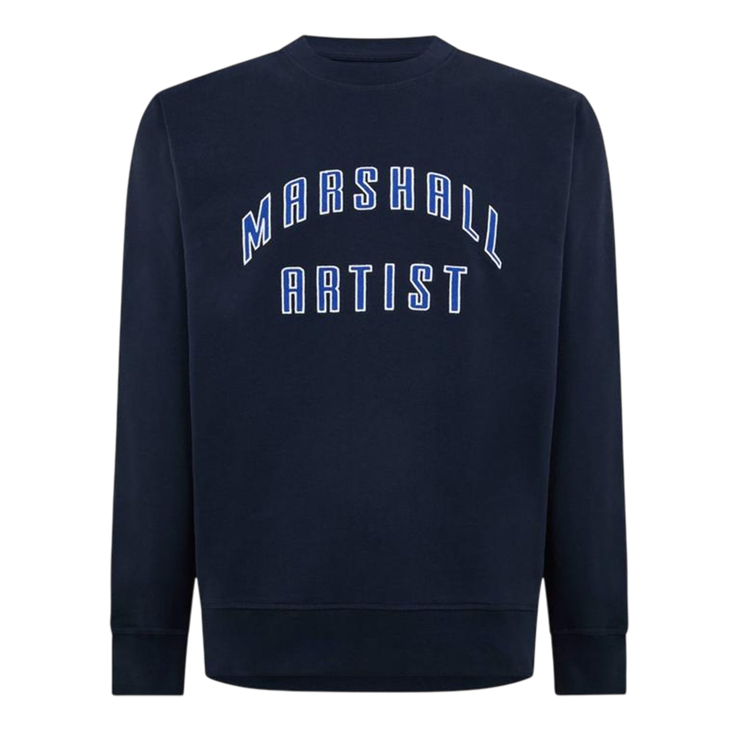 Navy - Front - Marshall Artist Mens Detroit Letter Sweatshirt