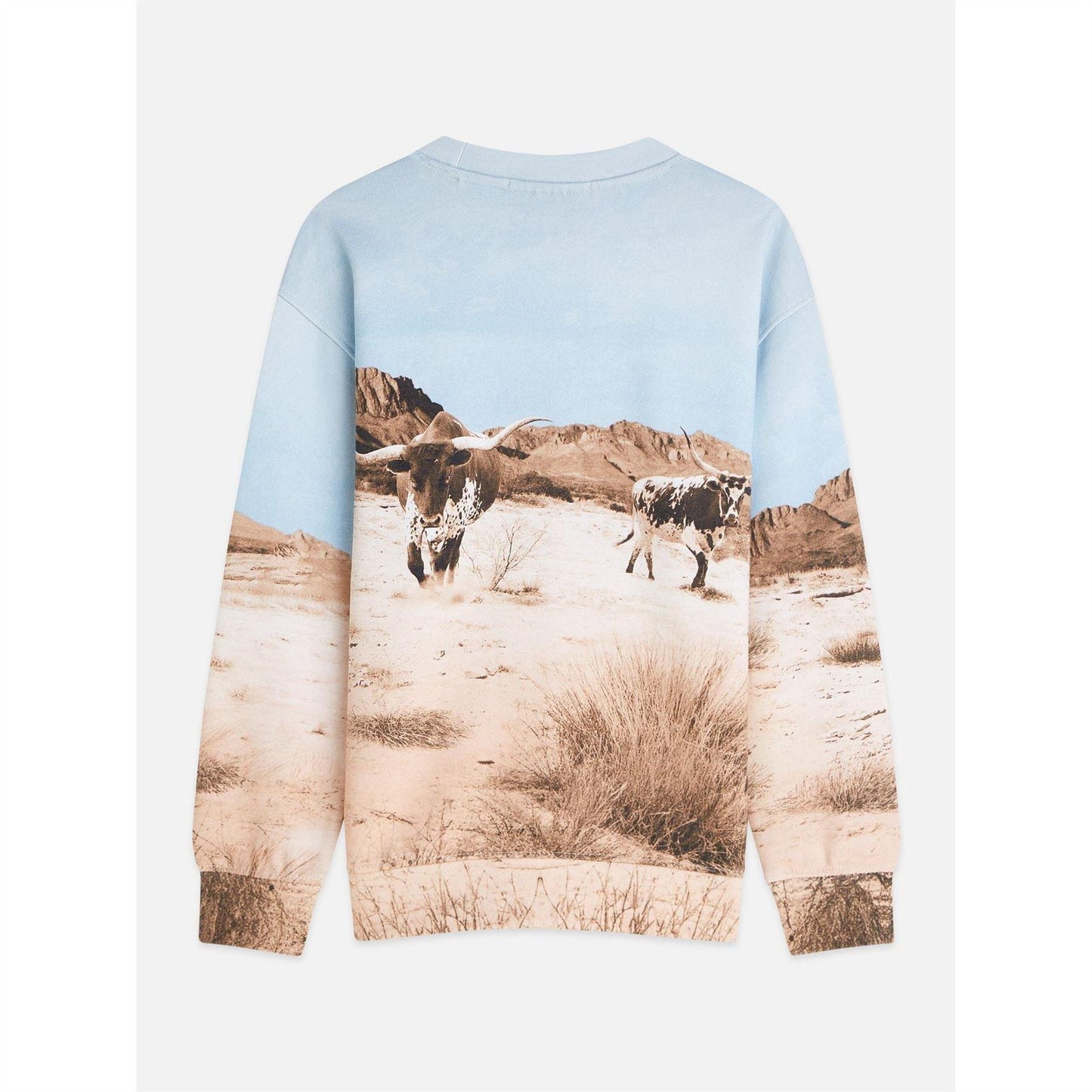 Multicoloured - Side - Scotch Childrens-Kids Desert Crew Neck Relaxed Fit Sweatshirt