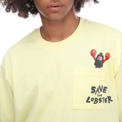 Yellow - Side - Adidas Womens-Ladies Philip Colbert T-Shirt