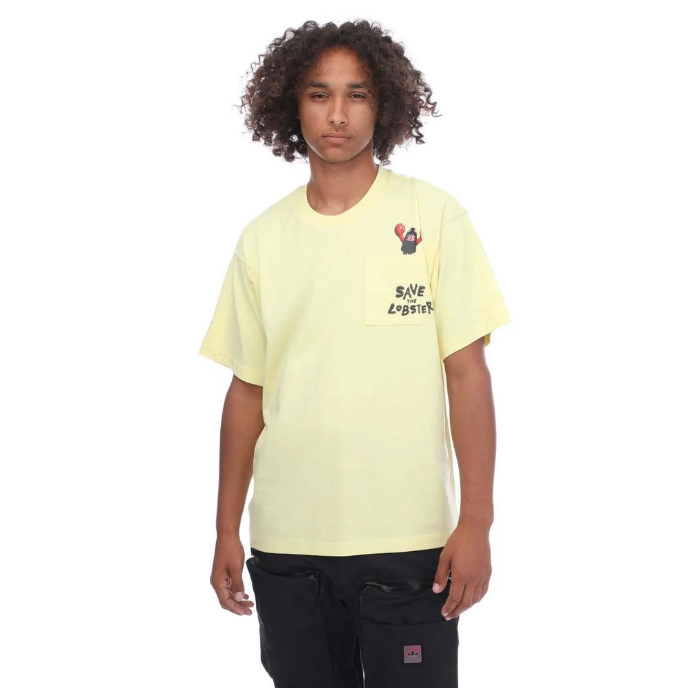Yellow - Front - Adidas Womens-Ladies Philip Colbert T-Shirt