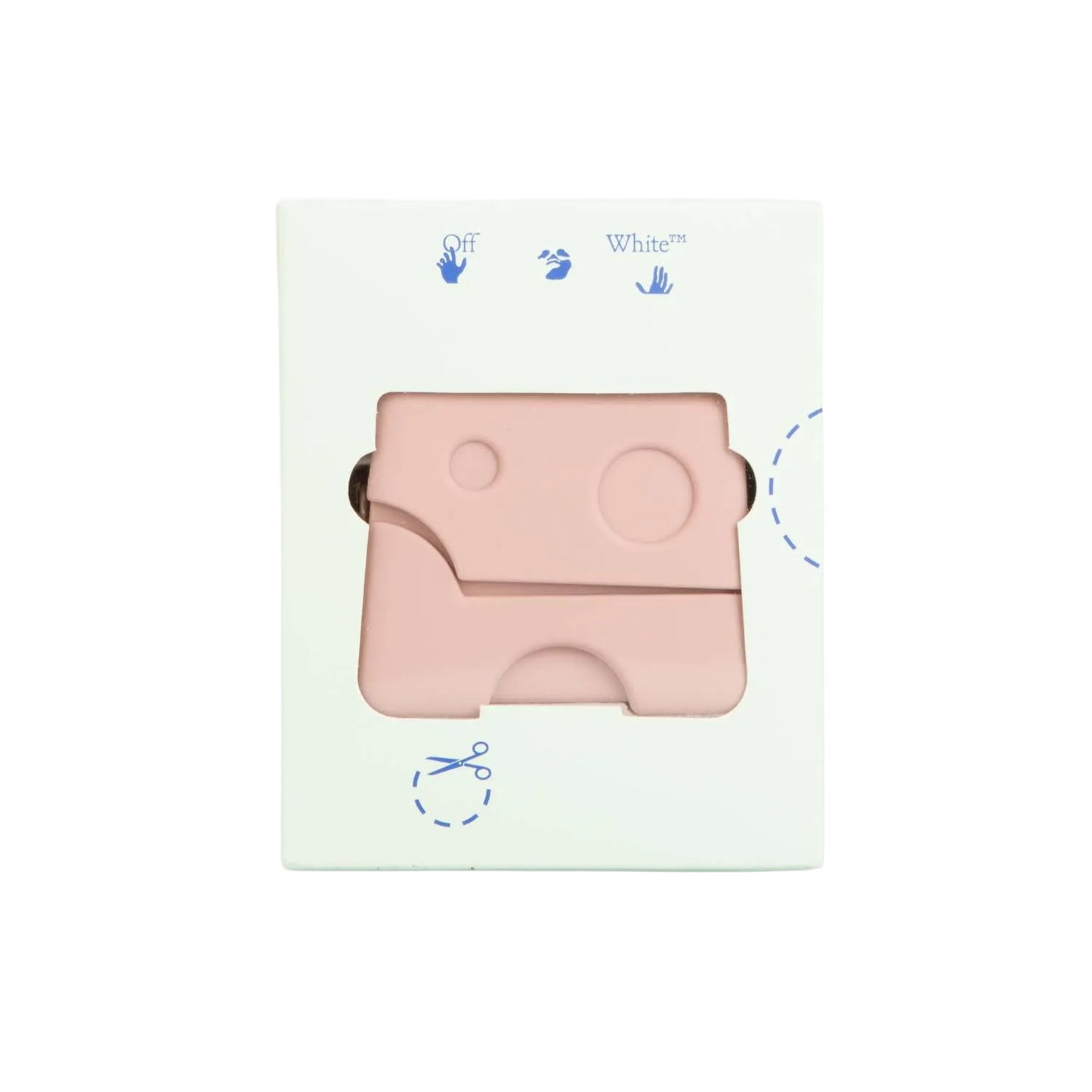 Pink - Back - Off White Burrow AirPod Cover