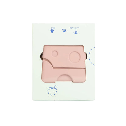 Pink - Back - Off White Burrow AirPod Cover