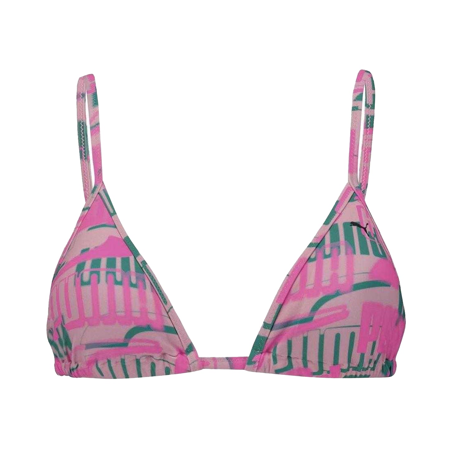 Pink - Front - Puma Womens-Ladies Triangle Cups Bikini
