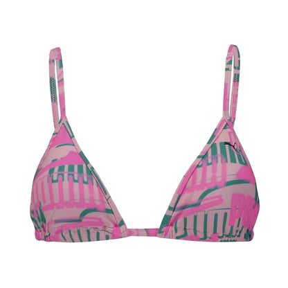 Pink - Front - Puma Womens-Ladies Triangle Cups Bikini