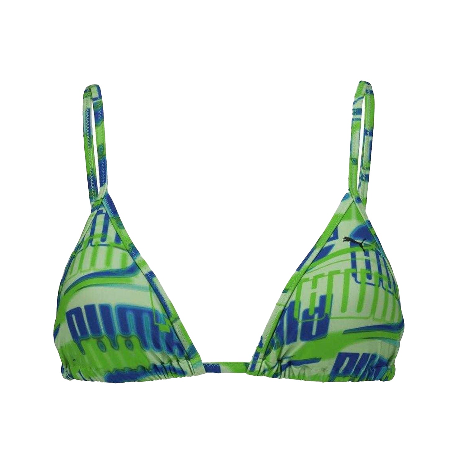 Green - Front - Puma Womens-Ladies Triangle Cups Bikini