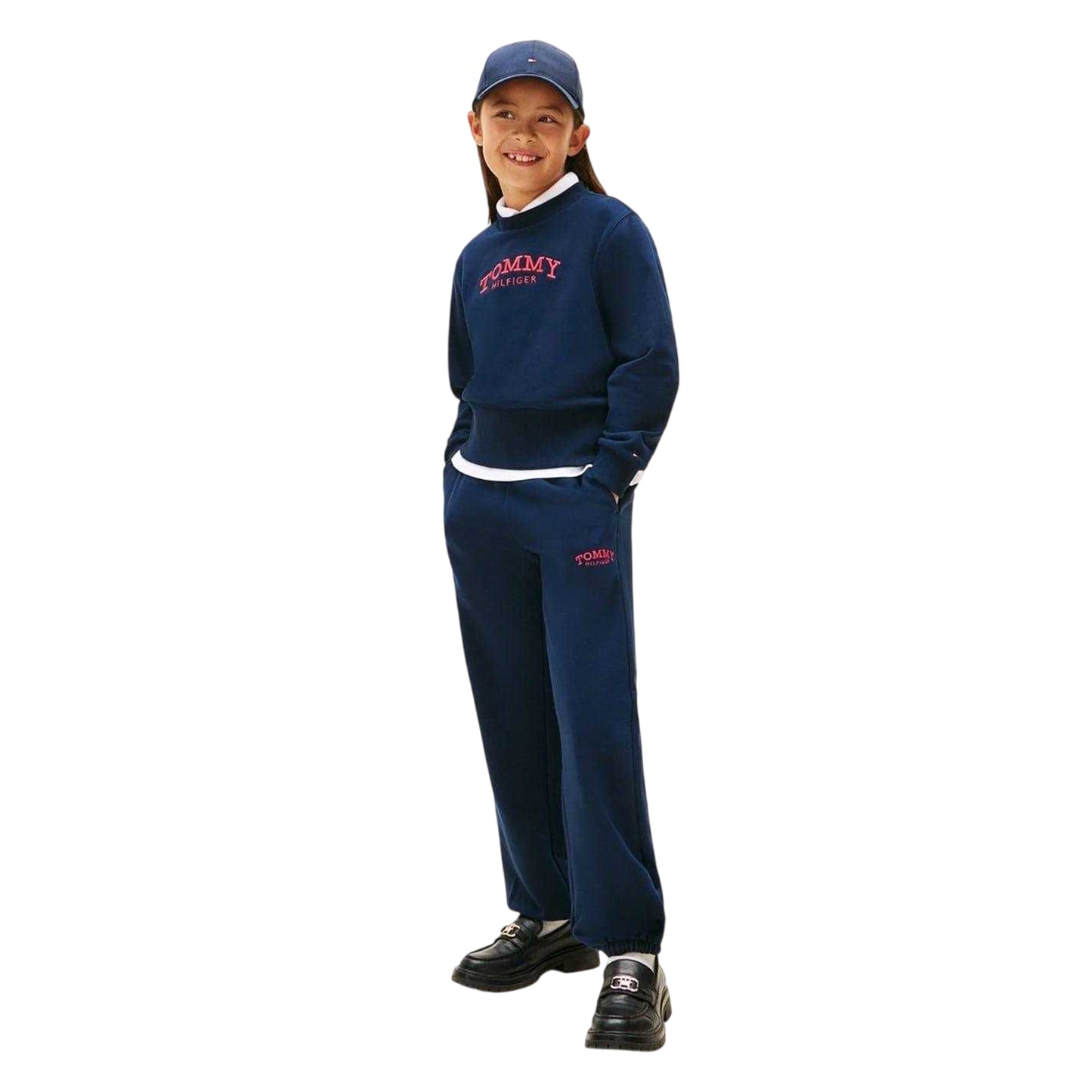 Navy - Lifestyle - Tommy Hilfiger Childrens-Kids Monotype Sweatpants
