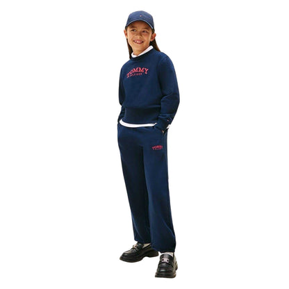 Navy - Lifestyle - Tommy Hilfiger Childrens-Kids Monotype Sweatpants
