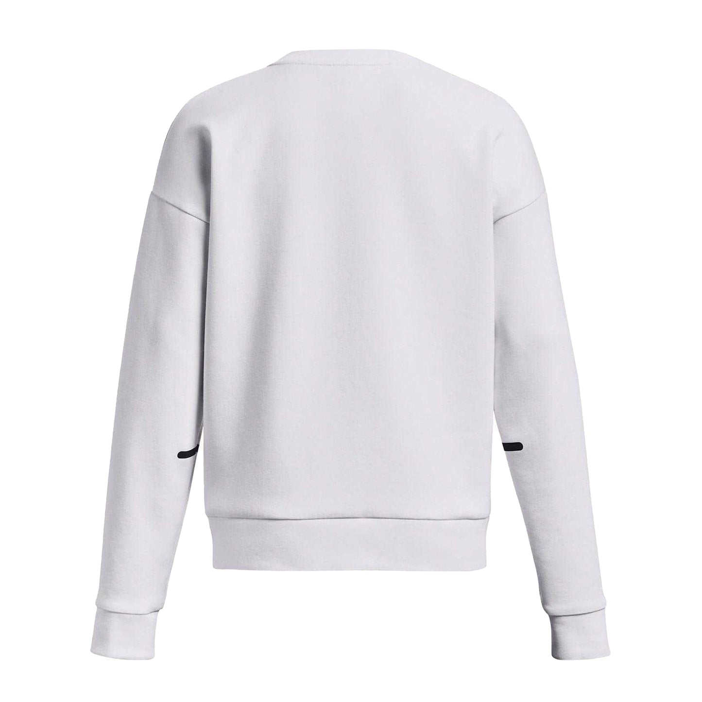 White - Back - Under Armour Womens-Ladies Unstoppable Fleece Crew Neck Sweatshirt