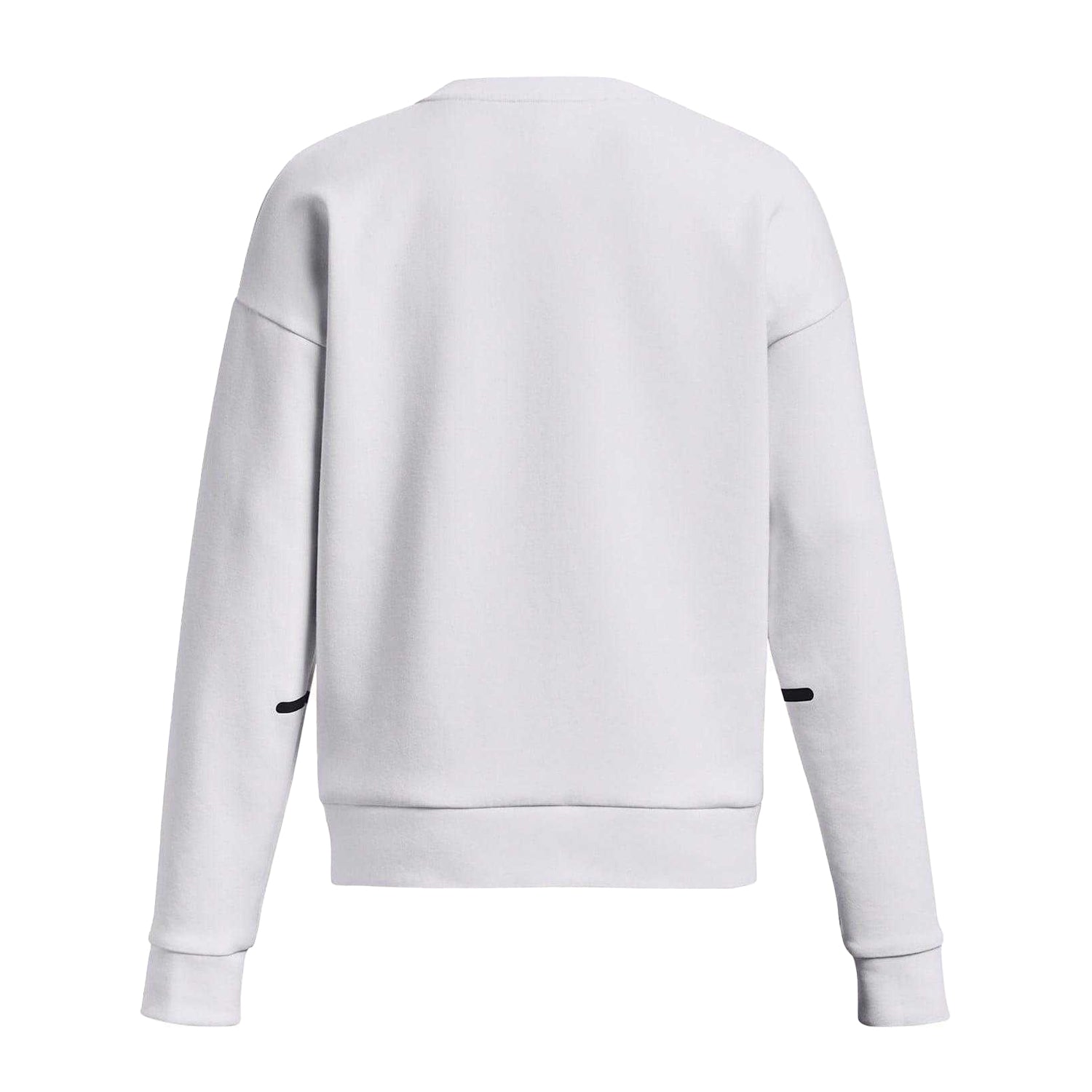 White - Back - Under Armour Womens-Ladies Unstoppable Fleece Crew Neck Sweatshirt