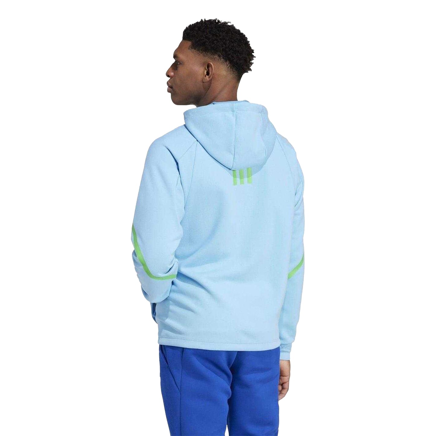 Blue Burst - Back - Adidas Mens Seattle Sounders FC Anorak