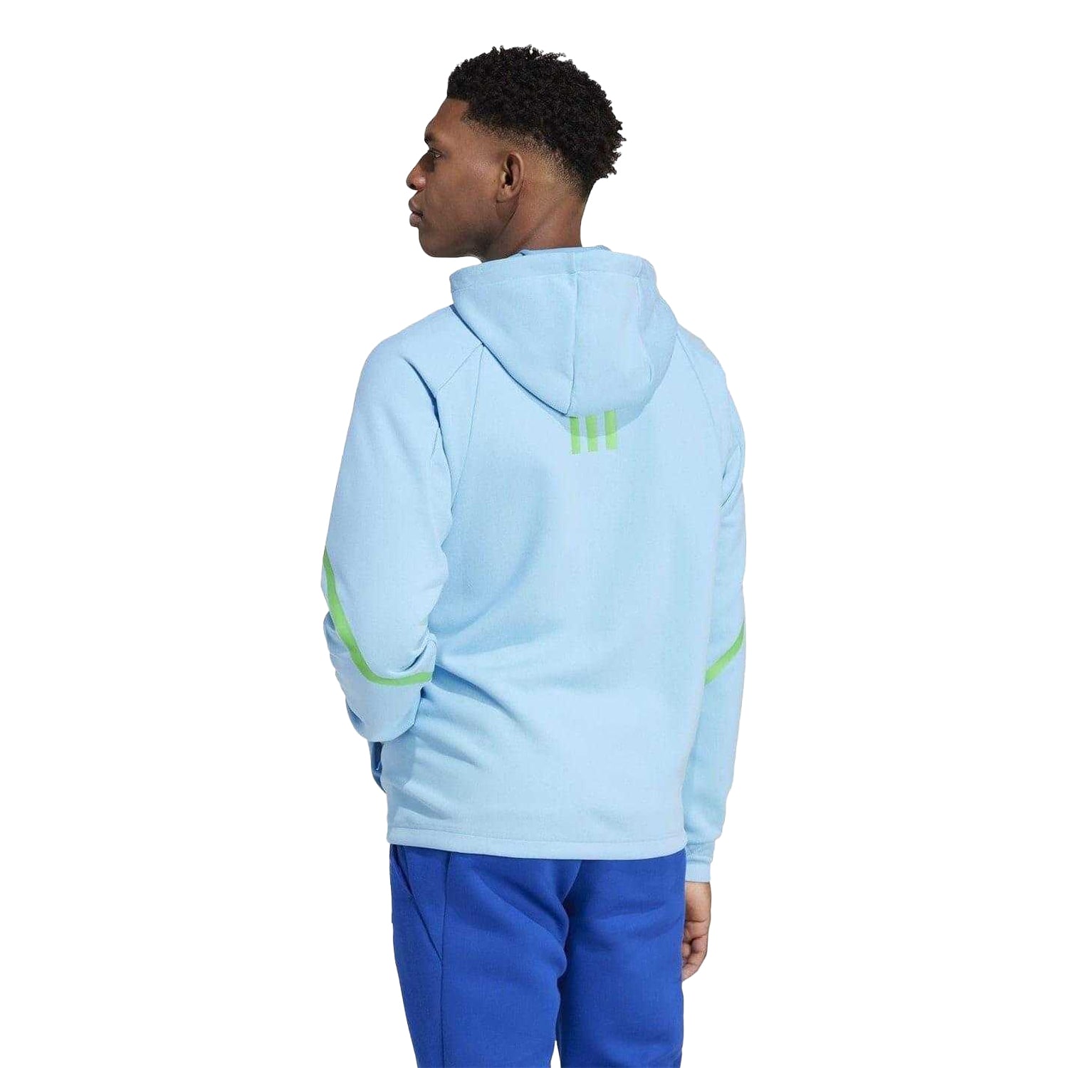Blue Burst - Back - Adidas Mens Seattle Sounders FC Anorak