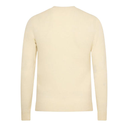 Cream - Back - Levis Mens Batwing Logo Crew Neck Jumper