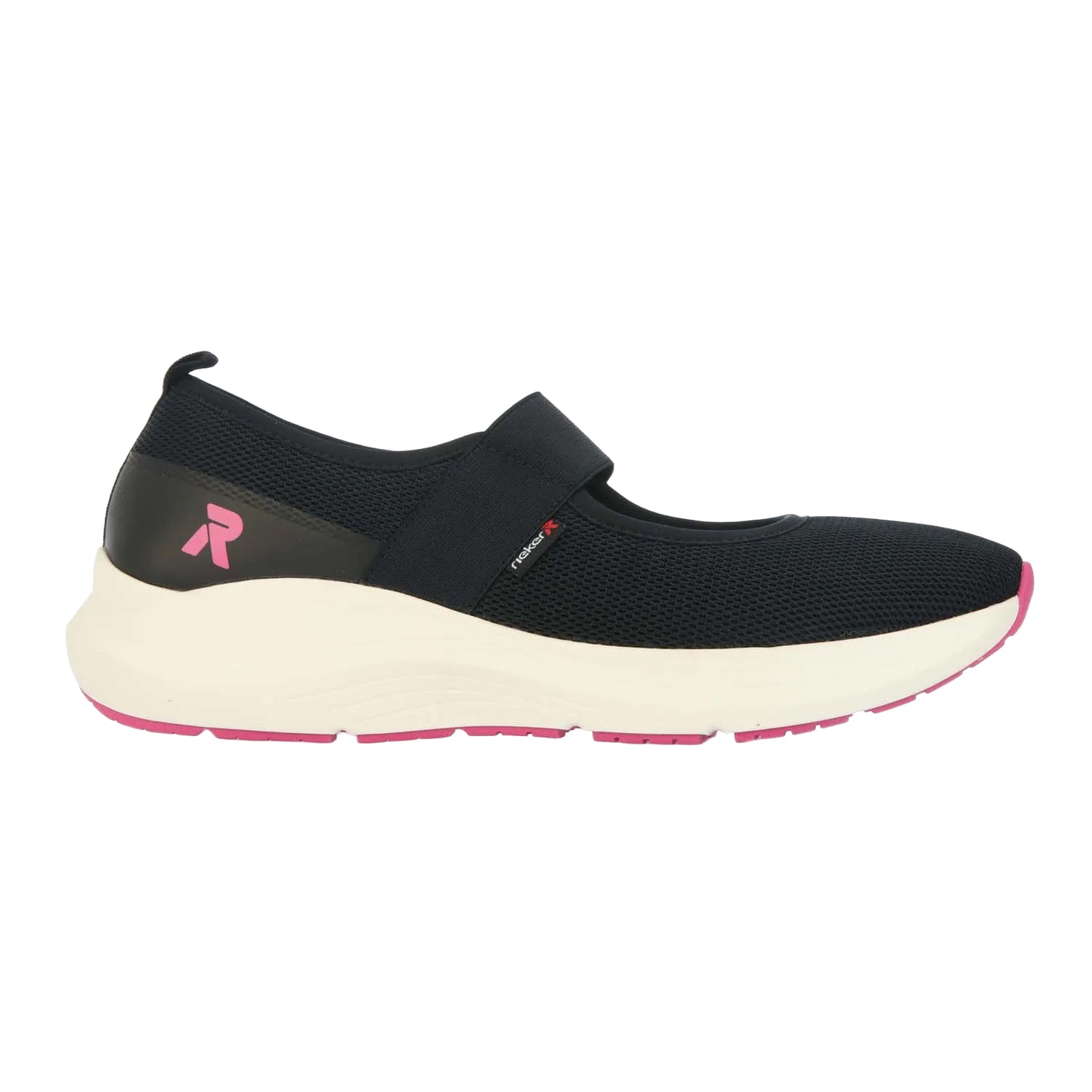Black - Side - Rieker Womens-Ladies R-Evolution Sport Trainers