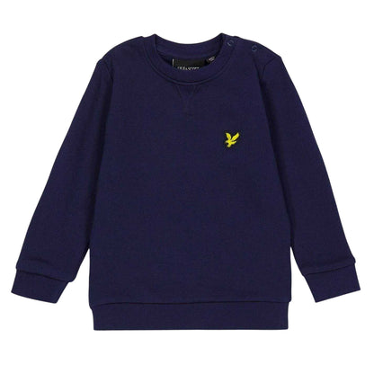 Navy - Front - Lyle & Scott Baby Sweatshirt
