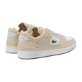 White - Back - Lacoste Mens Court Cage Leather Trainers