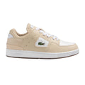 White - Side - Lacoste Mens Court Cage Leather Trainers